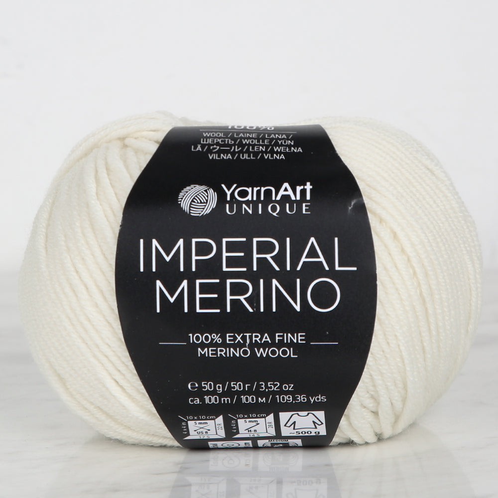 YarnArt IMPERIAL MERINO Krem El Örgü İpi - 3303